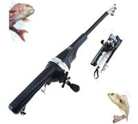 Zealburst EasyFish Folding Rod, Easyfish Folding Rod with 12 Accessories Set and 80m Fishing Line, Pocket Telescopic Fishings Rods, for Wild, Sea Fishing (1 Set)