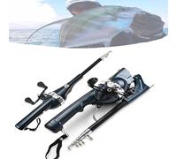 Zealburst EasyFish Folding Rod, Portable Pocket Fishing Rod & Pole - Collapsible Telescopic Design, Ultra-Compact Foldable Fishing Gear for Travel/Hiking/Backpack (1Pcs)