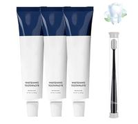 Zealburst Toothpaste - Zealburst Fluoride-Free Hydroxyapatite Teeth Whitening Toothpaste with Coconut Oil & Xylitol, for Enamel Protection & Tooth Strengthening & Freshen Breath (3)
