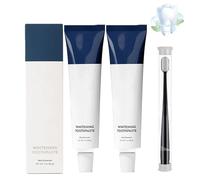 Zealburst Toothpaste - Zealburst Fluoride-Free Hydroxyapatite Teeth Whitening Toothpaste with Coconut Oil & Xylitol, for Enamel Protection & Tooth Strengthening & Freshen Breath (2)