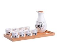 ZEALMAX Ensemble de 9 Verres à saké Japonais, Art du vin et du thé, Beaux Verres à saké et à vin, Style Classique B