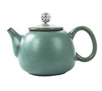 ZEALMAX Théière classique en céramique de style antique, ensemble de thé créatif en céramique exquise, théière pastorale