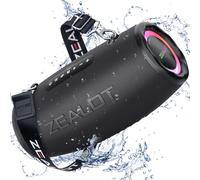 ZEALOT Enceinte Bluetooth, 80W Haut - Parleur Bluetooth avec Boost Bass, étanche ipx6, lumière LED, Banque d'alimentation, Bluetooth 5.2, extérieur, Camping Haut - Parleur Bluetooth