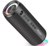 Zealot Enceinte Bluetooth portable sans fil avec basses améliorées de 40 W, temps de lecture de 30 heures, étanche IPX6, haut-parleur d'extérieur Bluetooth 5.2 pour voyage, piscine, plage