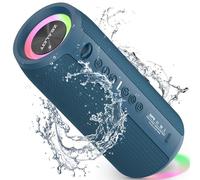 ZEALOT Enceinte Portable Bluetooth avec lumière LED, Basses stéréo puissantes de 40W, Batterie 5200mAh, Micro SD/TF, étanchéité IPX6, Haut-Parleur Bluetooth 5.2 pour Voyages, Cadeaux