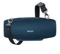 ZEALOT Haut-Parleur Bluetooth 5.2, 60W Enceinte Bluetooth Puissant sans Fil avec la Technologie BassUp, EQ, Stéréo, 40H, Étanchéité IPX6, AUX, TF Carte, pour Fêtes/Voyage/Extérieur, Bleu