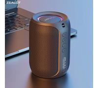 Zealot-S32PRO Haut-parleur Bluetooth puissant, basse sans fil, lumière LED, haut-parleurs extérieurs, caisson de basses, Support de boîte de son étanche Black