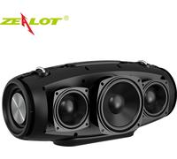 ZEALOT S67 haut-parleur portable Bluetooth, IPX6 étanche | 60 W haute puissance | effet stéréo, supporte carte TF, câble audio AUX, USB, connexion BT 5.0