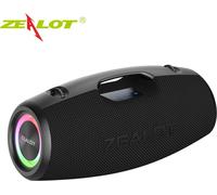 ZEALOT S78 haut-parleur portable, haut-parleur sans fil Bluetooth, stéréo, 100 W haute puissance, Bluetooth 5.2, noir
