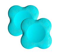 Zealtop Yoga Knee Pad Cushion Extra Thick for Knees Elbows Wrist Hands Head Foam Yoga Pilates Work Out Kneeling Pad (Lake Blue 2packs)