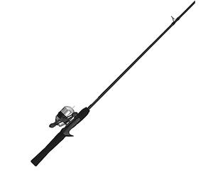 Zebco 33 Micro Spincast Combo de pêche en Fibre de Verre de 1,5 m, Moulinet Anti-Retour Quickset, argenté