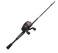 Zebco 33 Rhino Moulinet spincast Robuste et 2 pièces Canne à pêche Combo, Canne à pêche Durable en Verre E avec poignée ComfortGrip, Moulinet de pêche Rapide Anti-Retour avec Alerte de Morsure