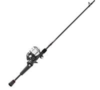 Zebco Delta Ensemble Moulinet Spincast et Canne à pêche, Canne à 2 pièces, 1,8 m, Taille 30, récupérateur Interchangeable à Droite ou à Gauche, pré-bobiné avec Ligne de pêche Zebco 4,5 kg, Gris Froid