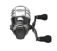 Zebco Delta Spincast Moulinet de pêche Taille 30 - Récupération Interchangeable à Droite ou à Gauche - Double Broches de ramassage en céramique - Pré-enroulé avec Ligne de pêche de 4,5 kg - Prêt pour
