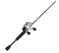 Zebco Ensemble Moulinet Spincast 33 Platinum et Canne à pêche, Canne à pêche IM6 en Graphite 2 pièces de 1,8 m avec poignée Confortable en EVA, Moulinet d'embrayage instantané Anti-Retour avec Corps