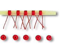 Zebco Mixte - Adulte Perle/Stopper de Perles Rouge Grand