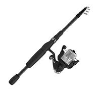 Zebco Moulinet Rotatif 33 et Canne à pêche télescopique, Canne à pêche Extensible de 50,8 cm à 1,8 m, poignée de Canne en EVA, Bobine de Taille 20, Bobine en Aluminium, Anti-Retour Quickset,