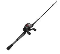 Zebco Moulinet Spincast 33 Rhino et Canne à pêche 2 pièces, Canne en Verre électronique Durable avec poignée ComfortGrip, Moulinet de pêche Anti-Retour Quickset, Multicolore (ZR33602MA.NS3)