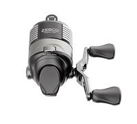 Zebco Omega Pro Moulinet de pêche Spincast Taille 20 - Double Broches de ramassage en céramique - Engrenage à pignon en Laiton Massif - Système de récupération GlideLine LL Line - Pré-enroulé avec