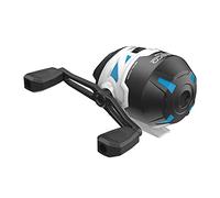 Zebco Roam Spincast Moulinet de pêche Taille 30 pour droitier ou gaucher, pré-bobiné avec Ligne de pêche Zebco de 4,5 kg, Bleu