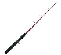 Zebco Z-Cast Canne à pêche en Fonte Extensible de 43,2 cm à 1,5 m 15,2 cm télescopique Durable en Verre Z, poignée de Canne Confortable en EVA, Guides d'anneau, Puissance Moyenne, Rouge