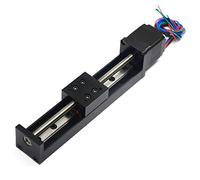 Zeberoxyz 1 mini actionneur de rail linéaire T6x1 avec moteur pas à pas NEMA11, longueur de course efficace de 100mm pour pièces de routeur CNC X Y Z linéaire (taille:100mm)