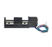 Zeberoxyz 1 mini actionneur de rail linéaire T6x1 avec moteur pas-à-pas NEMA11, longueur de course efficace de 50mm pour routeur CNC à monter soi-même Pièces X Y Z linéaire (taille:50mm)