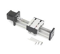 Zeberoxyz 1 vis à bille SFU1605 avec moteur pas-à-pas NEMA17, longueur de course efficace de 150mm pour routeur CNC DIY Pièces X Y Z Actionneur linéaire de scène (taille:150mm)