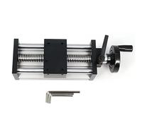 Zeberoxyz 100 mm de long, double axe optique, guide de rail linéaire, vis à boule SFU1605 avec volant pour automatisation non standard, équipement CNC