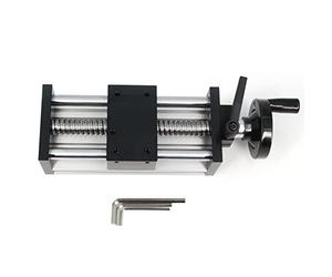 Zeberoxyz 100 mm de long, double axe optique, guide de rail linéaire, vis à boule SFU1605 avec volant pour automatisation non standard, équipement CNC