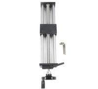 Zeberoxyz 250mm Longueur Efficace Voyage Double Axe Optique Table coulissante Manuel Guide Rail linéaire Vis à billes SFU1605 avec volant pour transformation d'équipement CNC (Taille : 250mm)