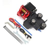 Zeberoxyz Direct Drive Upgrade Plaque en aluminium avec 3 poulies avec extrudeuse Dual Gear avec kit de moteur pas à pas uniquement pour CR-10S Pro V2 (extrudeuse à double engrenage + kit moteur)