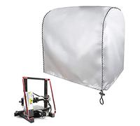 Zeberoxyz Housse de protection pour imprimante 3D-Anti-poussière et saletés-Étanche-Housse anti-poussière pour Ender3/3 Pro et autres imprimantes 3D les plus assemblées-Argent (49,8 x 49,8 x 54,9 cm)