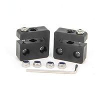 Zeberoxyz Lot de 2 écrous anti-contrecoup pour 8 mm de diamètre, pas de 2 mm, 8 mm, pour imprimante CNC et 3D (4 têtes de 8 mm)