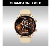 Zeblaze Btalk 3 Plus Appel Vocal Smartwatch 1.39 ''grand Écran Couleur Hd Surveillance De La Santé Montre Intelligente De Sport -Champagne Or