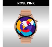 Zeblaze Btalk 3 PRO 1.43 'AMOLED affichage montre intelligente faire/réponse des appels téléphoniques fréquence cardiaque SpO2 surveillance de la santé Sport Smartwatch,Rose Rose