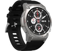 Zeblaze VIBE 7 Pro Smartwatch, montre de sport, écran tactile de 1,43 pouces, tracker fitness, Bluetooth 5.1, avec fréquence cardiaque, santé, sport et plus, argent