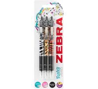 Zebra 02257 Z-Grip Stylo À Bille - Assorti (Lot De 3)