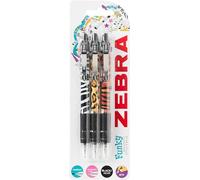 Zebra 02257 Z-Grip Stylo à bille - Assorti (Lot de 3)