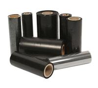 Zebra 2300 - Pack de 12 - 110 mm x 450 m - noir - recharge ruban d'encre d'imprimante (transfert thermique) (pack de 12) - pour Zebra R-140, S4M, Z4Mplus, Z6MPlus; PAX 110, 170; Xi Series 110, 140, 17