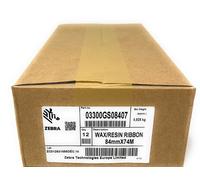 ZEBRA 03300GS08407 84mm X 74m 12 Ribbon ZD420/ZD421/ZD620 Cf. De 12 Rouleaux
