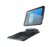 Zebra 2-in-1 - Tastatur - mit Touchpad, ausziehbarer integrierter Griff - Robust - hintergrundbeleuchtet - Dock - QWERTY - USA - f?r Zebra ET80, ET85