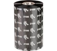 Zebra 2100 Ruban cire thermique haute performance 450m noir pour imprimantes