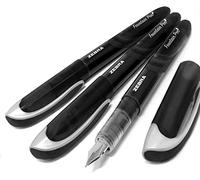 Zebra, 3 stylos à plume jetables Fuente, encre noire