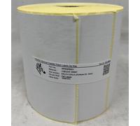 Zebra Z-Select 2000T - Mat - adhésif permanent en acrylique - enduit - perforé - blanc - 102 x 102 mm 8400 étiquette(s) (12 rouleau(x) x 700)