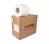 Zebra 3011714 - (148 mm x 120 mm) 4 rouleaux - Noir sur blanc - Étiquette