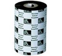 Zebra 03200 GS11007 Ribbon 3200 Wax/Resin, 110 mm, 74 m, C de 12,7 mm, Box Of 12