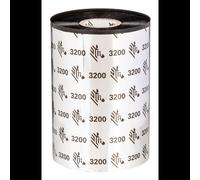 Zebra 3200 Ruban Transfert Thermique Wax/Resin Noir 6.4cm x 74m, Mandrin 1.27cm, 12 rouleaux par paquet, Référence 03200GS06407, Certification UL/cUL