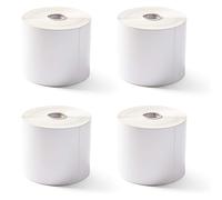 Zebra - 4 étiquettes d'expédition Z-Ultimate 3000T en polyester à transfert thermique, compatibles avec les imprimantes de bureau Zebra - Noyau de 2,5 cm - 4 rouleaux - 10031647SP
