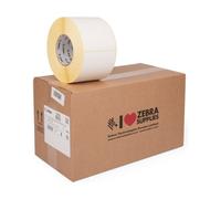 Zebra 76180 - (102 mm x 152 mm) 4 rouleaux - Noir sur blanc - Étiquette